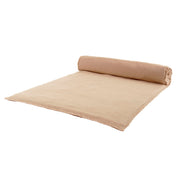 Housse d’édredon California Haomy en lin lavé et coton, 85x200 cm, coloris Cimarron – douceur, élégance et 7 coloris disponibles pour un lit raffiné