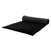 Housse d’édredon California Haomy en lin lavé et coton, 85x200 cm, coloris Noir – douceur, élégance et 7 coloris disponibles pour un lit raffiné