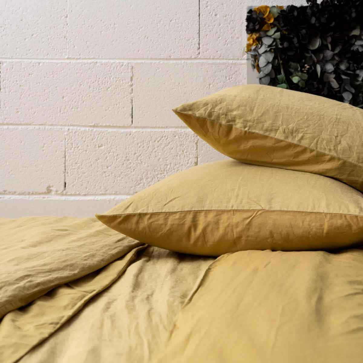 Linco Recto Linen/Verso Cotton Pillowcase 50x75 cm - Vivaraise