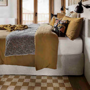 Housses de coussins Limy Haomy en lin et coton, finitions frangées - 14 couleurs douces