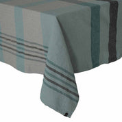 Nappe Aalborg Haomy en lin lavé et coton, motif à carreaux coloris Céladon – élégante et naturelle, entretien facile