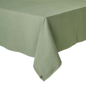 Nappe Zilia Haomy en lin lavé et coton, coloris Amande – élégante, douce et raffinée