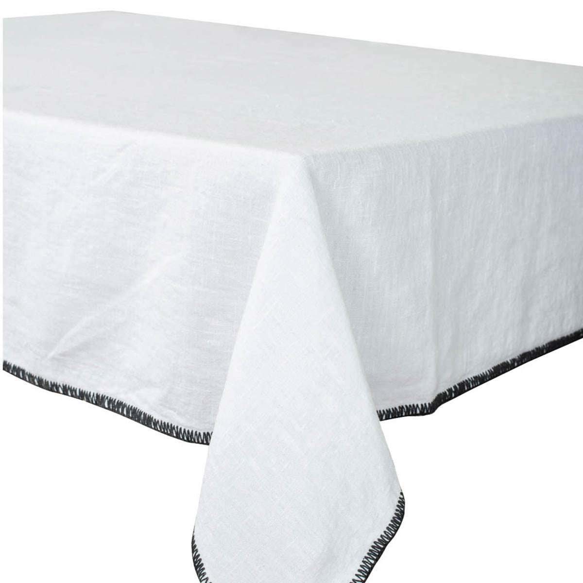 Nappe Luri Haomy en lin lavé, coloris Blanc – douce, élégante et intemporelle