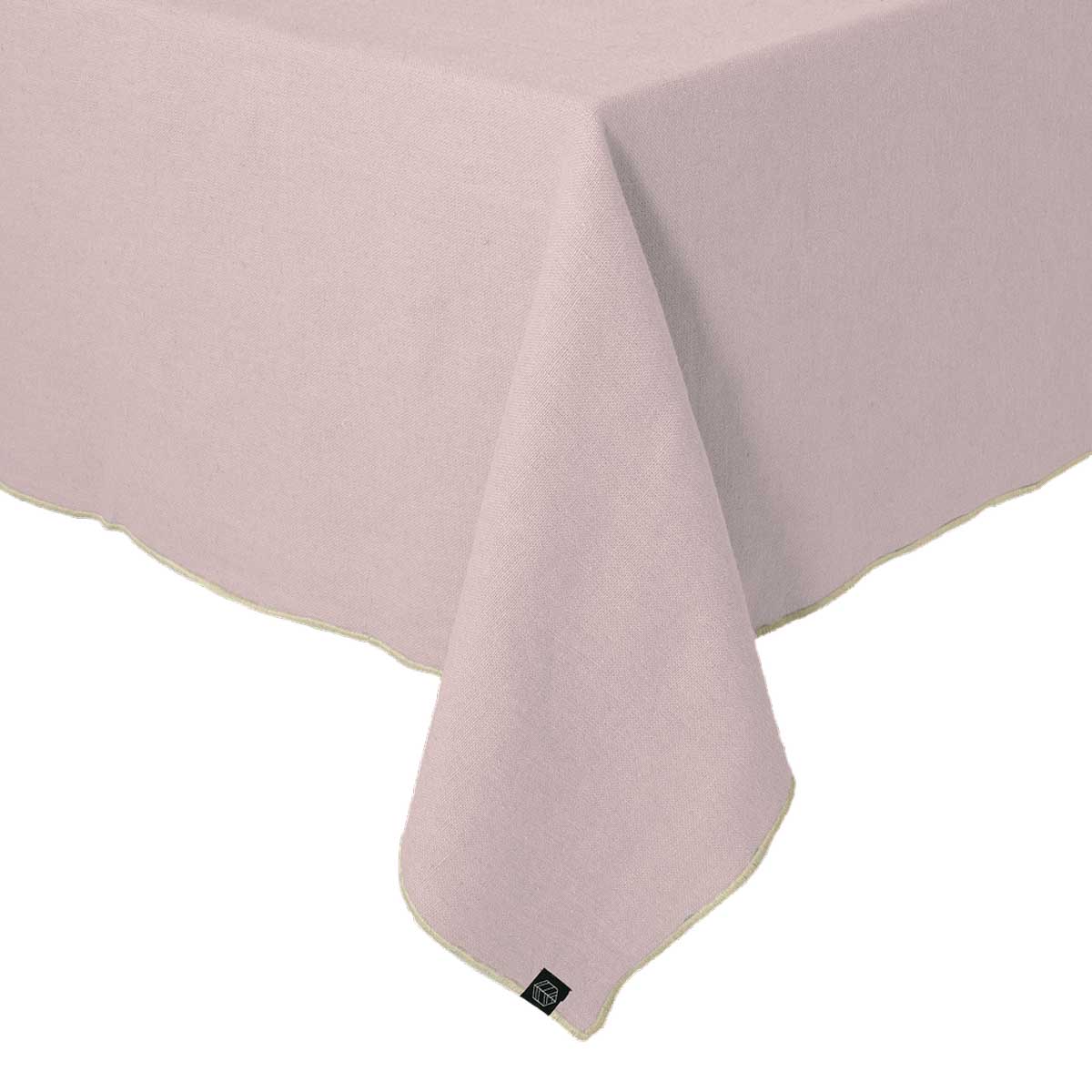 Nappe Corte Haomy en lin et coton, coloris Pétale – élégante, naturelle et raffinée