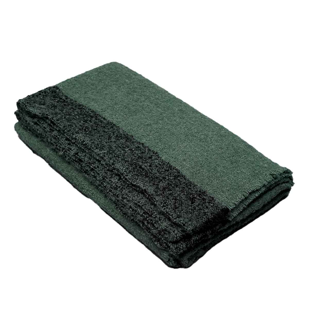 Plaid Aspen en laine – coloris Pigeon – Haomy Harmony Textile, texture moelleuse et naturelle pour un intérieur cocooning et raffiné.