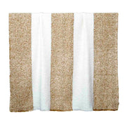 Plaid Megève Haomy en laine douce et chaude, coloris Gold – chaleur, confort et élégance naturelle pour un intérieur cosy