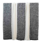 Plaid Megève Haomy en laine douce et chaude, coloris Noir – chaleur, confort et élégance naturelle pour un intérieur cosy