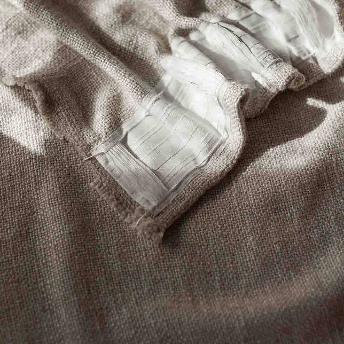 Rideau California Haomy Ruflette et Passe-Tringle 130×280 cm - 6 couleurs tendances