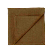 Serviette de table Pise Haomy en lin lavé, coloris Gold – élégante et naturelle