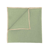 Serviette de table Corte Haomy en lin lavé et coton, coloris Amande – élégante, douce et raffinée