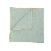 Serviette de table Corte Haomy en lin lavé et coton, coloris Céladon – élégante, douce et raffinée