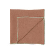 Serviette de table Corte Haomy en lin lavé et coton, coloris Mocaccino – élégante, douce et raffinée