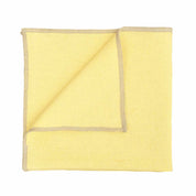 Serviette de table Corte Haomy en lin lavé et coton, coloris Paille – élégante, douce et raffinée