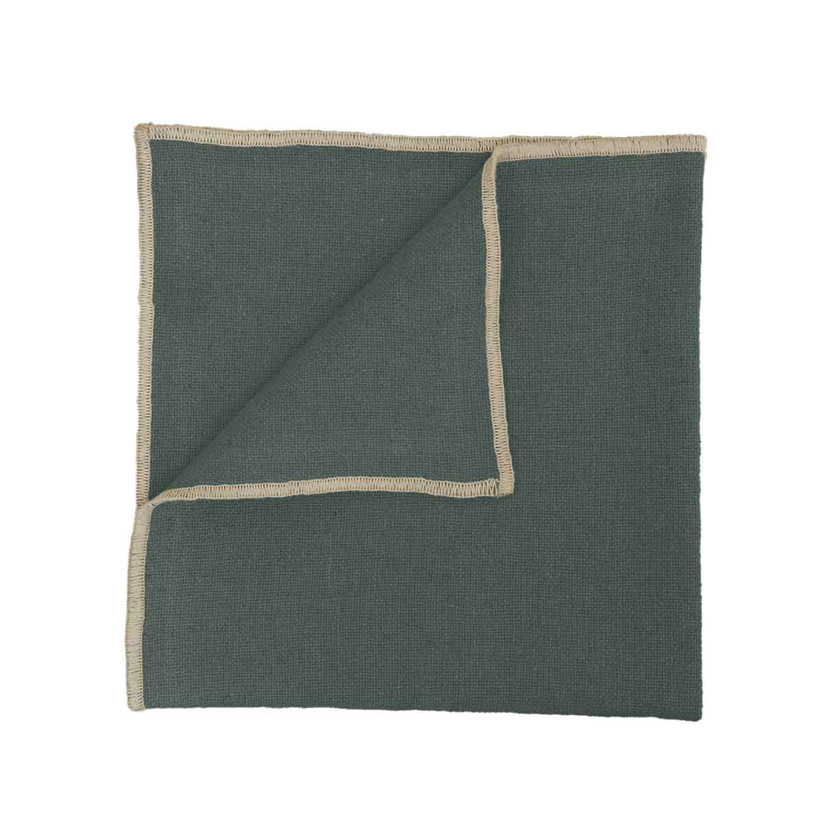 Serviette de table Corte Haomy en lin lavé et coton, coloris Pigeon – élégante, douce et raffinée