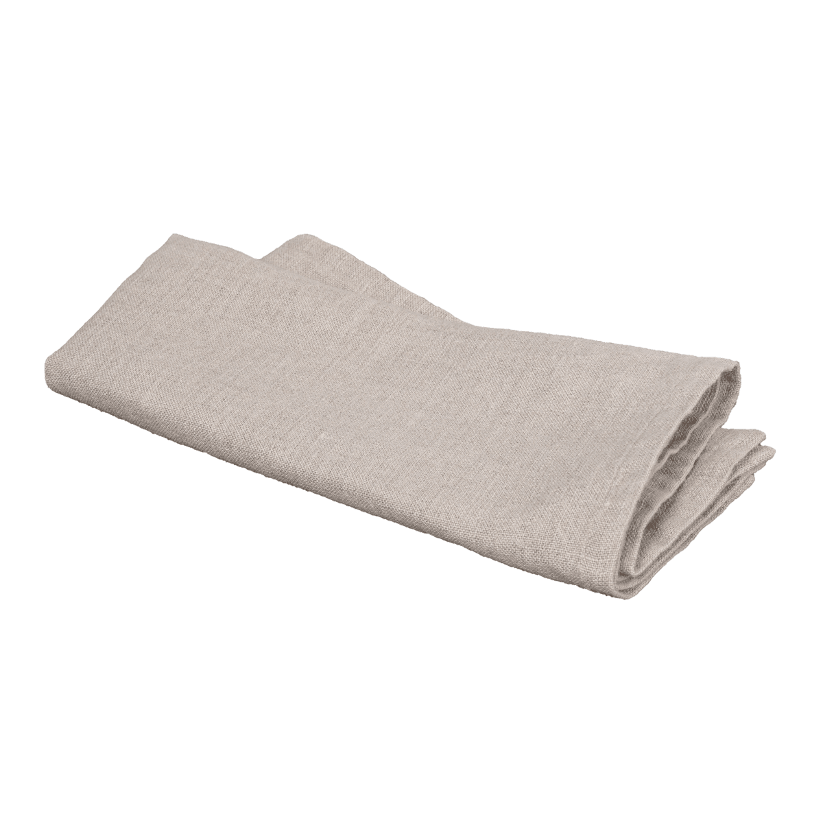 Serviette de table Granville Haomy en 100 % lin lavé, coloris Naturel – élégance sobre et qualité durable