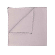 Serviette de table Zilia Haomy en lin lavé et coton, coloris Pétale