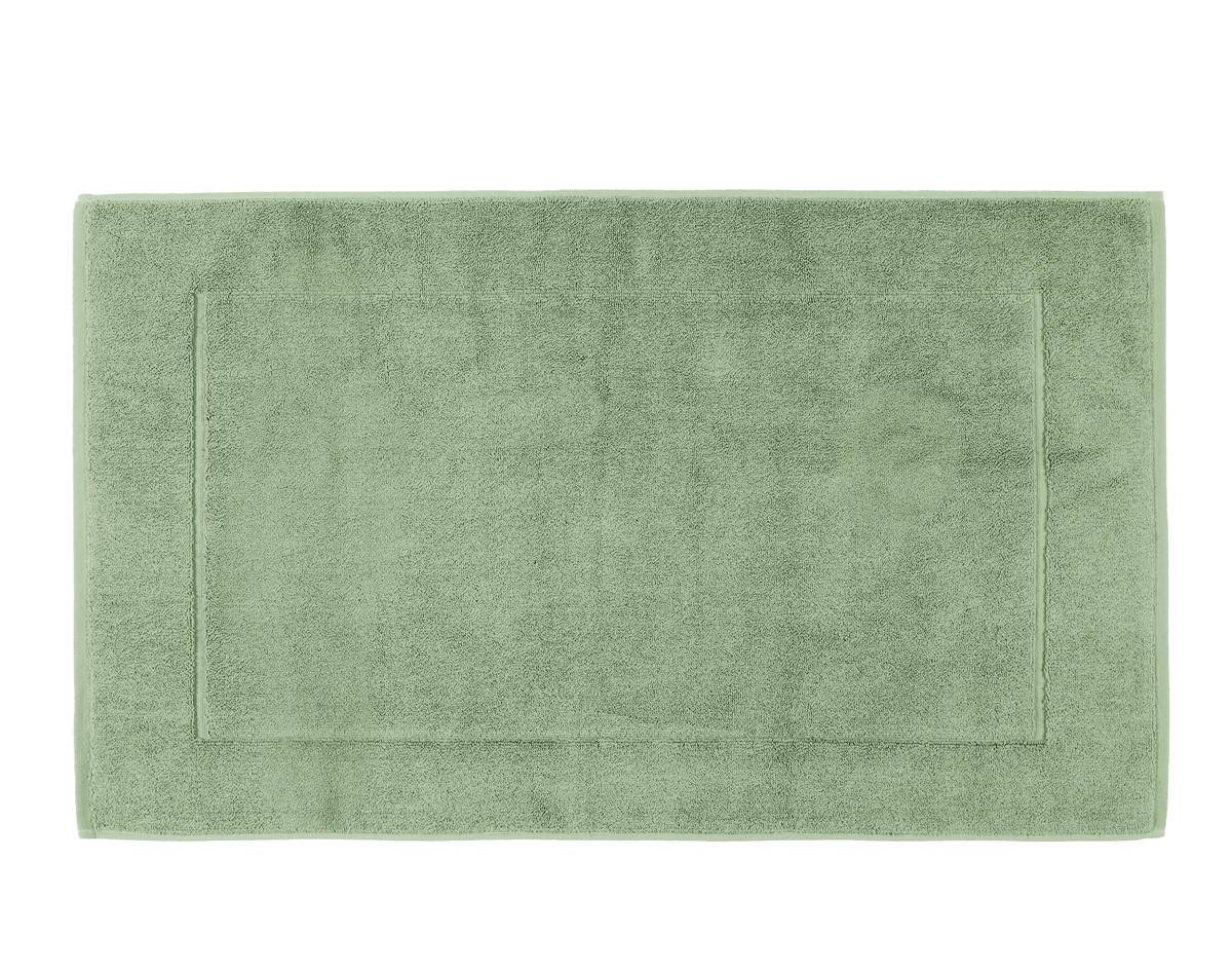 Tapis de bain Grand Hôtel Haomy coloris amande 50×85 cm – moelleux et absorbant
