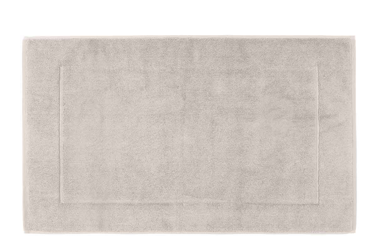 Tapis de bain Grand Hôtel Haomy coloris lin 50×85 cm – moelleux et absorbant