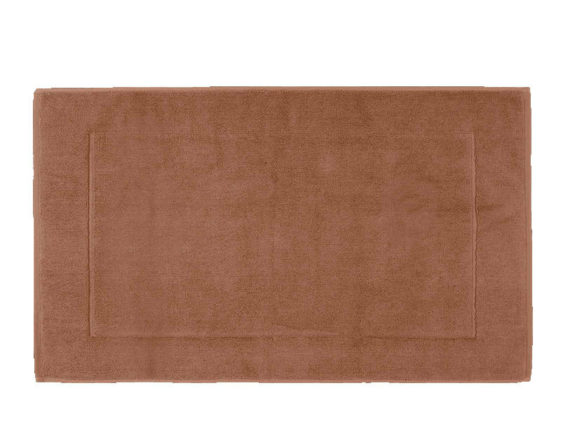 Tapis de bain Grand Hôtel Haomy coloris Mocaccino 50×85 cm – moelleux et absorbant