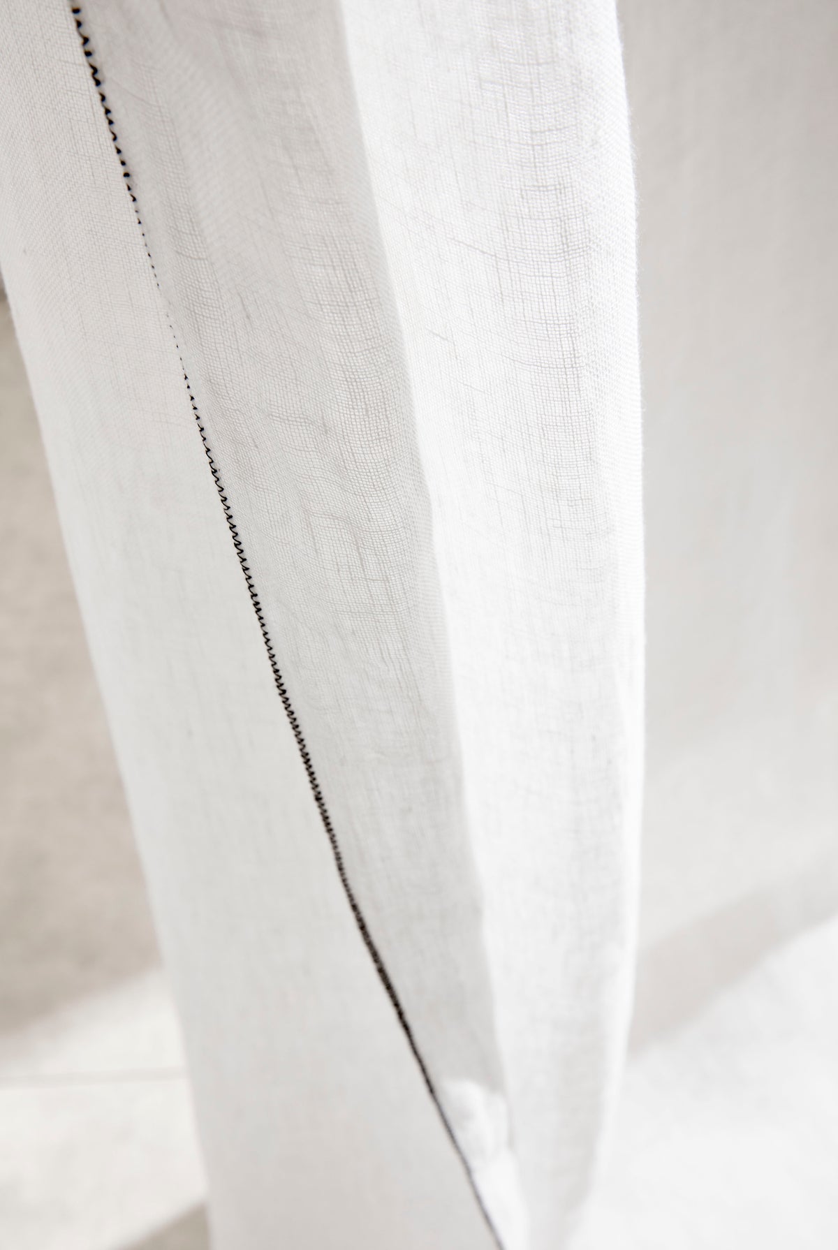 Rideaux en voile de lin lavé Florence 140x300 cm - Harmony Haomy