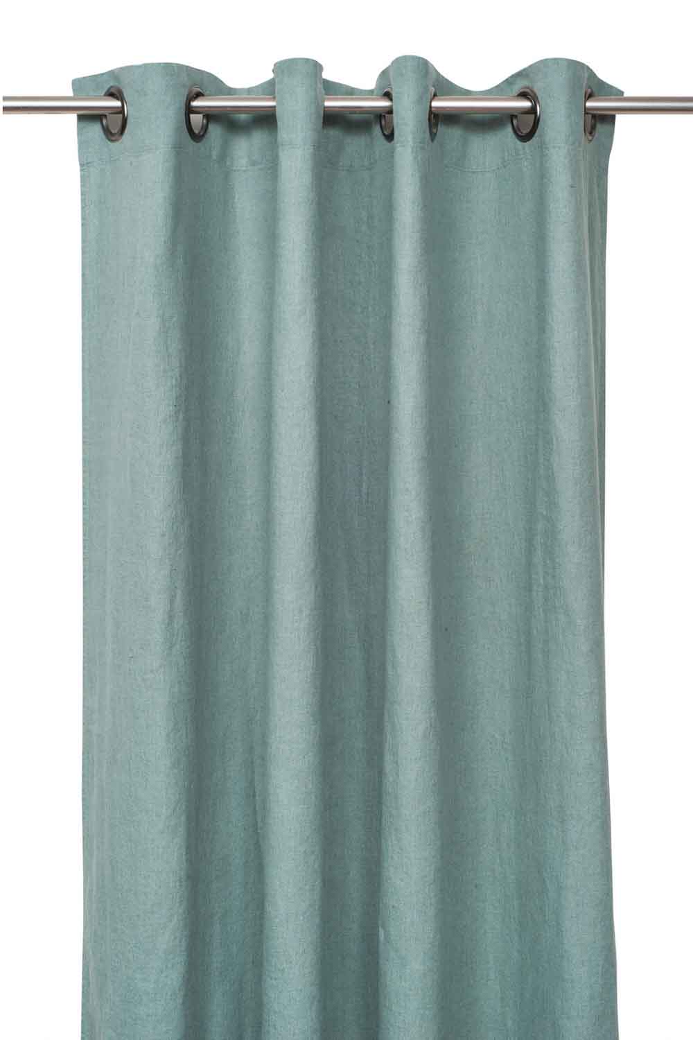 rideau en lin porticcio 140x280 cm celadon-harmony haomy