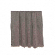 plaid lin chiné cuba 135x190 cm charbon-harmony haomy