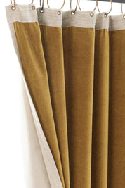 Rideau Médicis en velours tabac – occultant et élégant 130x280 cm
